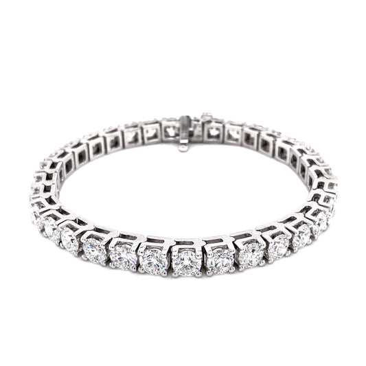 Pulsera Tenis De Diamantes Naturales 4.39 Cts