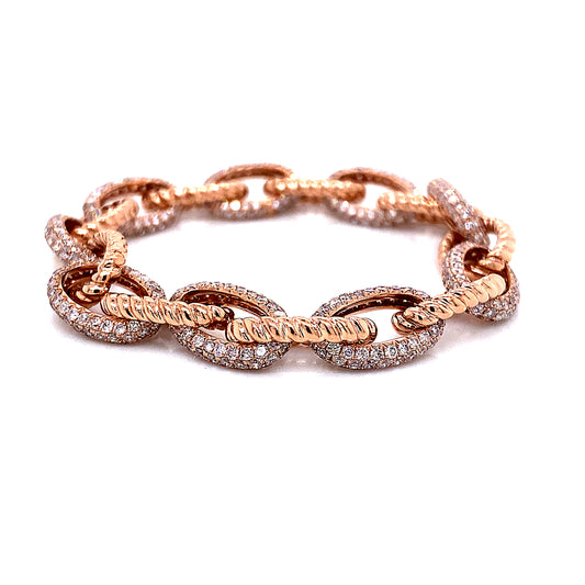 Pulsera pequeña de eslabones Tcw de 14 k Rg 5,72 Rd