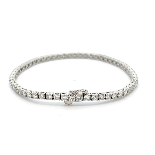 Pulsera Tenis De Diamantes Naturales 4.85 Cts