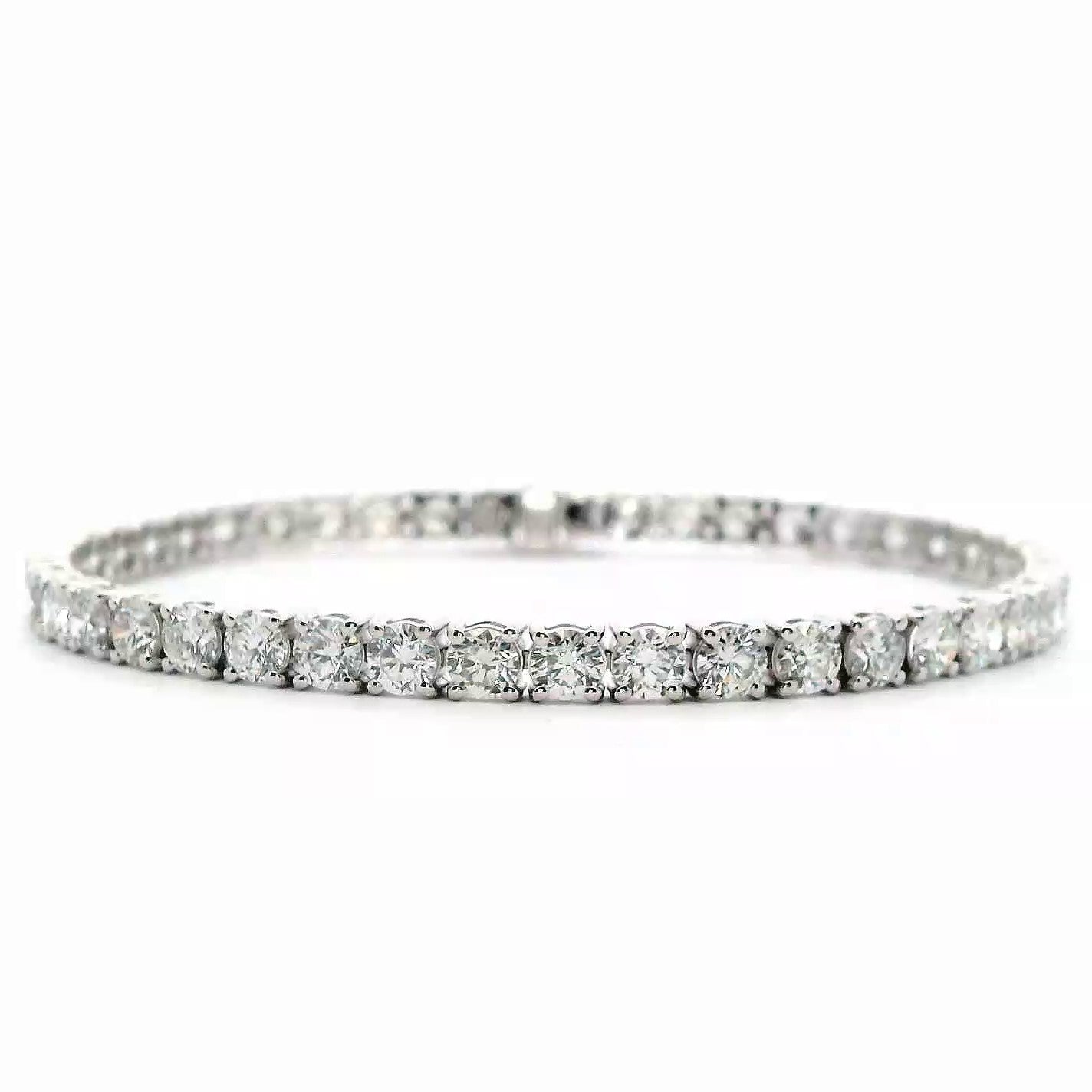 8.45 Cts Natural Diamond Tennis Bracelet