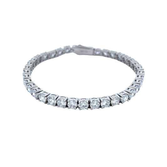 11.85 Cts Natural Diamond Round Tennis Bracelet