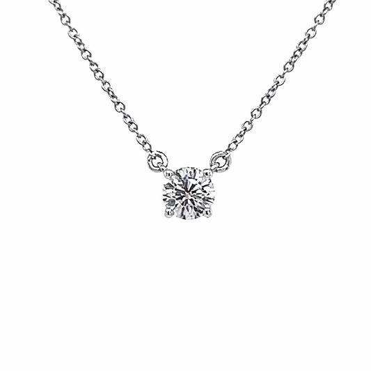 14K WG 0.25 cts HD Necklace