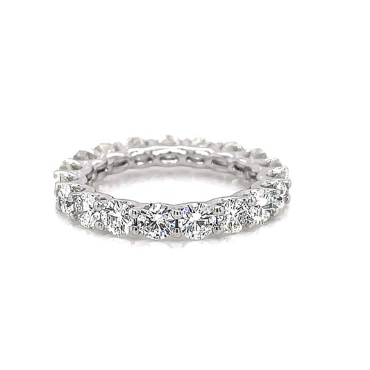 1.71 Cts Natural Diamond Round Eternity Band