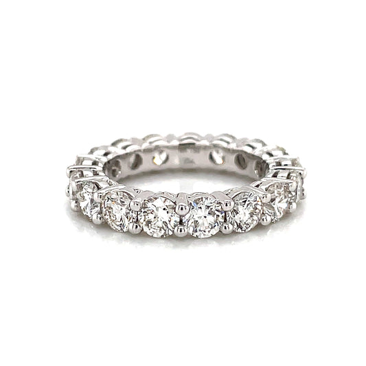 4.00 Cts Natural Diamond Round Eternity Band