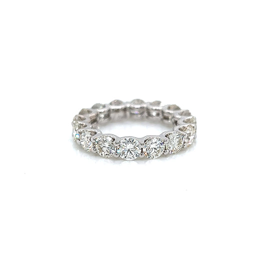 4.33 Cts Natural Diamond Round Eternity Band