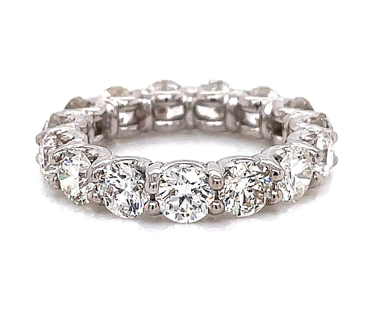 4.59 Cts Natural Diamond Round Eternity Band