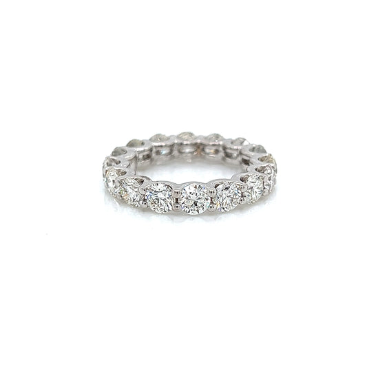 4.25 Cts Natural Diamond Round Eternity Band