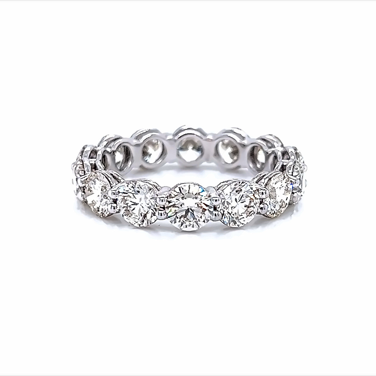 4.86 Cts Natural Diamond Round Eternity Band