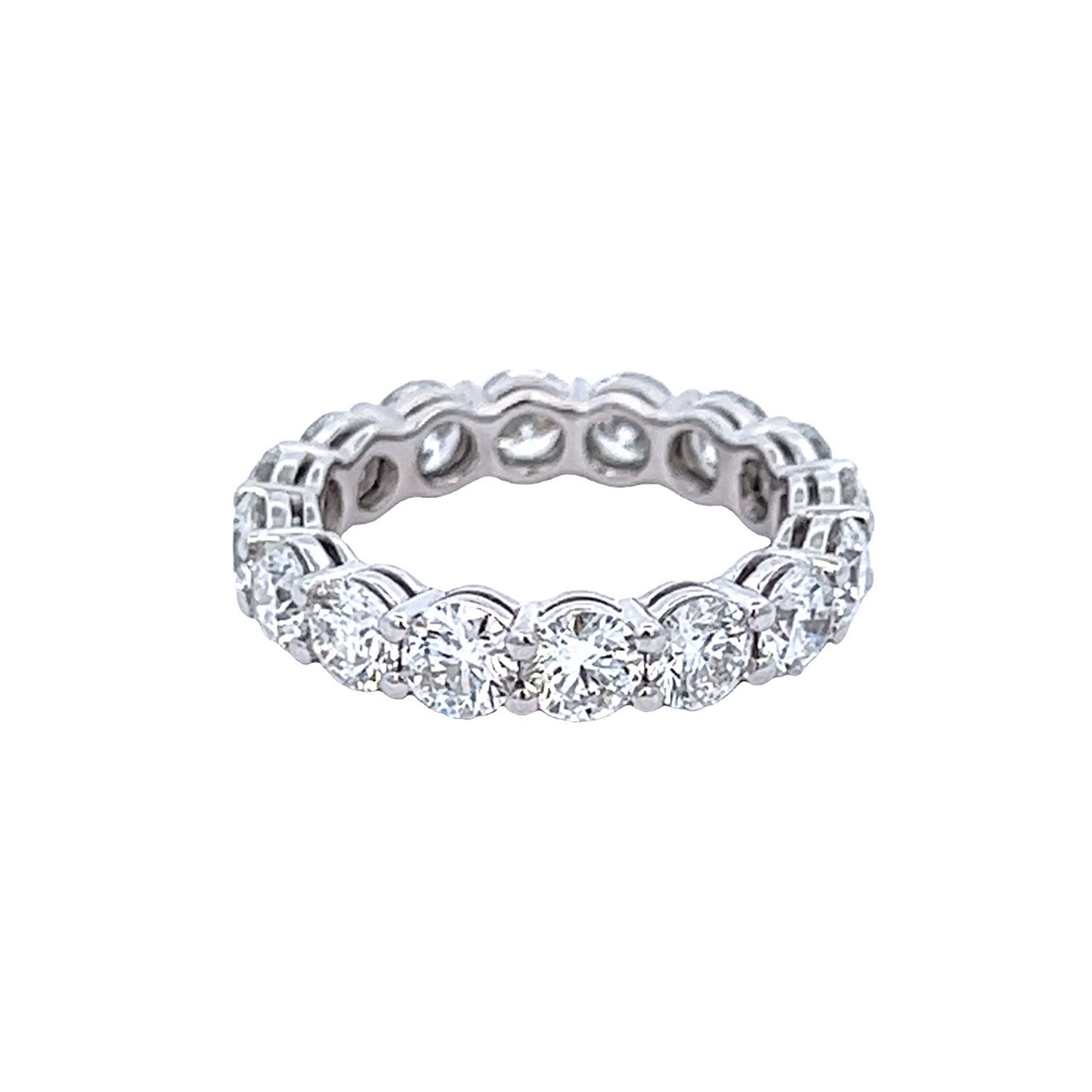 4.50 Cts Natural Diamond Round Eternity Band