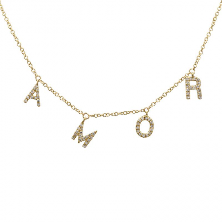 14k Gold Diamond Necklace