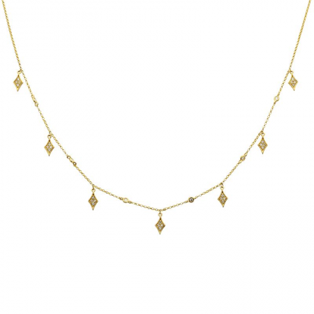 14k Gold Diamond Necklace