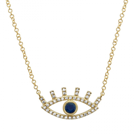 14k Gold Gemstone Necklace