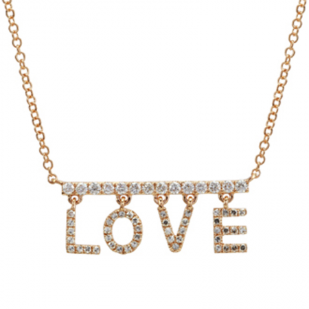 14k Gold Diamond Necklace